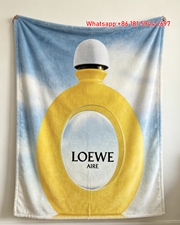 LOEWE AIRE Perfume Flannel Fleece Throw Blanket L228
